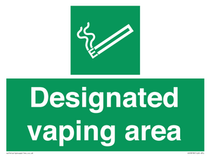 Designated vaping area